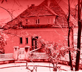 Kuća Šenoa u snijegu